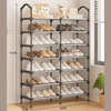 Perfect Dealz Double Row Shoe Rack
