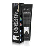 Teeth Whitening Charcoal Toothpaste Oral Care packaging showcasing activated charcoal formula and diamond accent