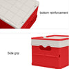 Foldable Plastic Camping Storage Box with bottom reinforcement and side grip features for enhanced usability.