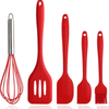 Perfect Dealz 5 Piece Silicone Kitchen Utensil Set