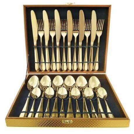 Perfect Dealz 24 Piece Stainless Steel Cutlery Set