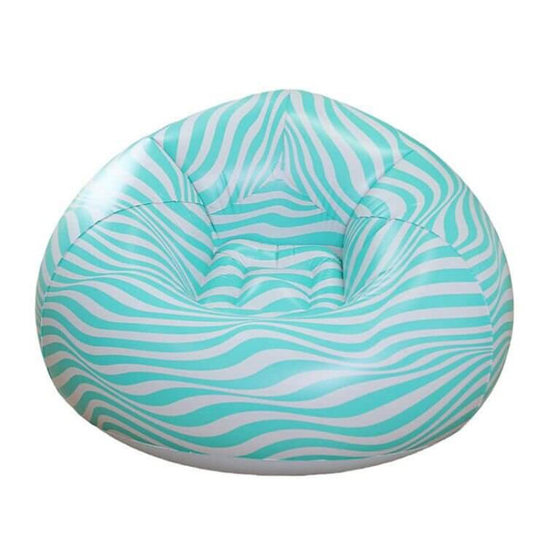 3D Stripe Inflatable Lazy Sofa Chair image 2