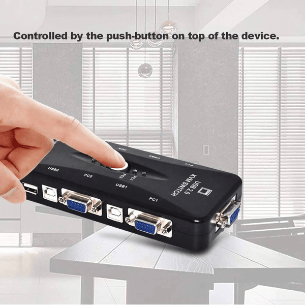 4-Port USB 2.0 KVM Switch Converter image 0