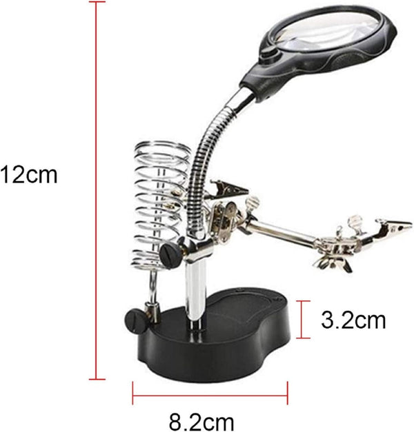 5 LED Auxiliary Clip Magnifier AC/DC Interchangeable image 5