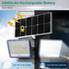800W Solar Powered LED Flood Light With Panel and Remote image 2