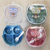 Owl Lunch Box with Cutlery Set image 0