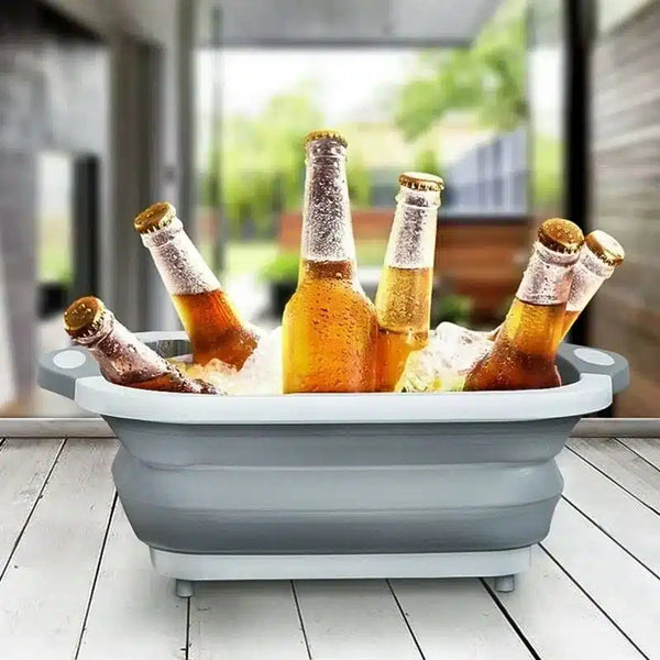 Perfect Dealz Plastic Folding Chopping Board Kitchen Washing Basket