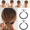 4 in 1 Hair Styling Ponytail Hooks Holder shown in use, demonstrating easy hairstyle creation steps with hooks.