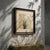 Framed White Lily Botanical Wall Art Print