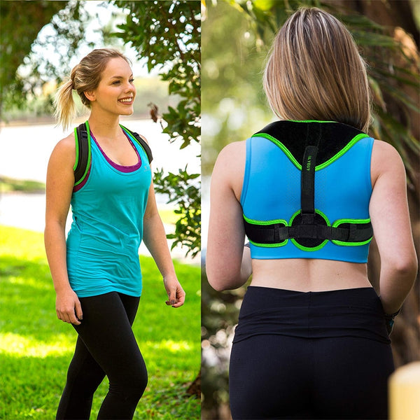 2 in 1 Posture Corrector and Back Brace Support Device image 1
