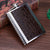 Perfect Dealz Stainless Steel Hip Flask with Leather Effect 4 Shot Glass and Funnel