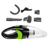Portable Cordless Handheld Car Vacuum with accessories including hose and nozzles for versatile cleaning.