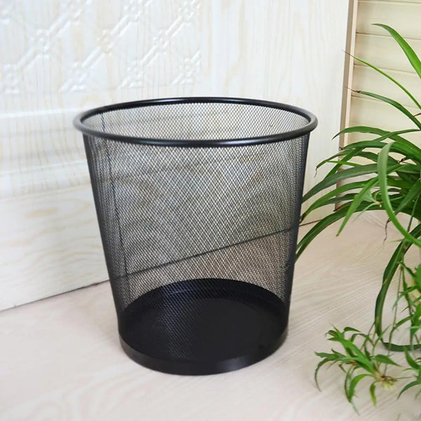 Round Mesh Metal Waste Bin image 3