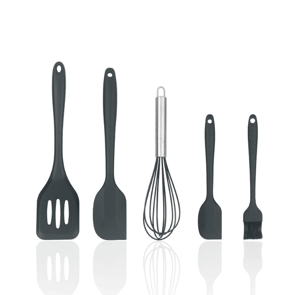 Perfect Dealz 5 Piece Silicone Kitchen Utensil Set
