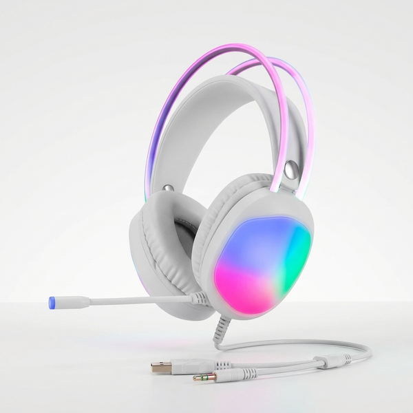 Wired RGB Gaming Headset with Microphone