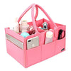 Large Portable Car Travel Custom Felt Baby Diaper Caddy Bag