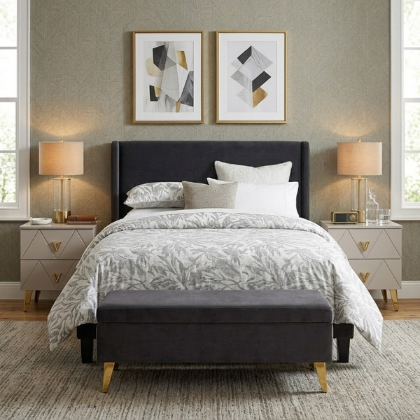 Modern Bedside Table Bedroom Storage Unit