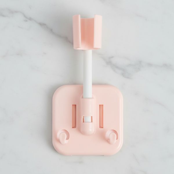 Adjustable 360 Rotary Shower Holder Nail-free b