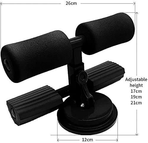 Adjustable Abdominal Core Trainer - Home Fitness Sit-Up Tool with adjustable height for core workouts