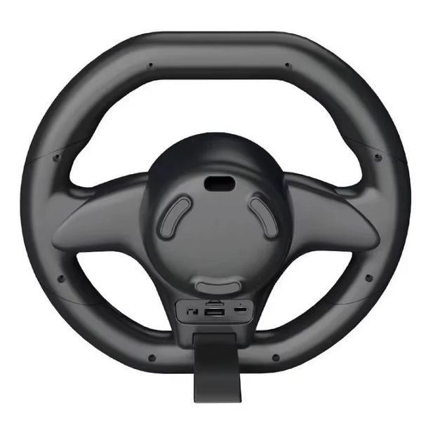 Steering Wheel Bluetooth Speaker with integrated controls and phone holder for hands-free audio.