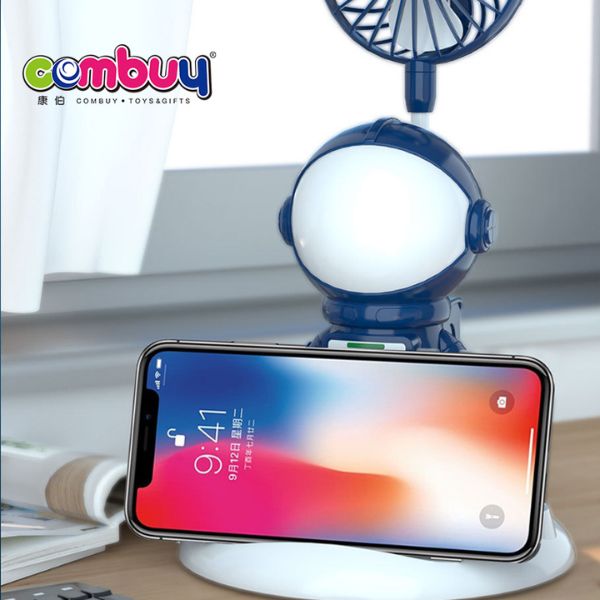 Perfect Dealz Astronaut-Themed Desk Night Light & Mini Foldable Fan Set
