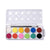 Perfect Dealz Bright Watercolour Cake Paint Set – 12 Colours with Brush