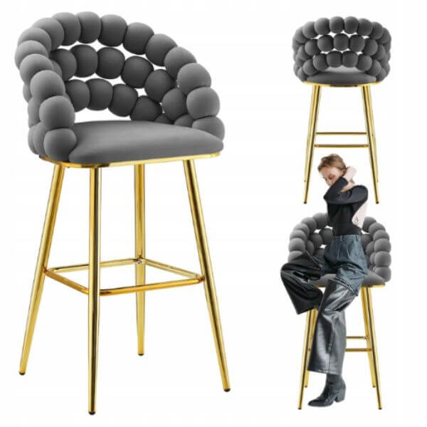 Perfect Dealz Bubble Upholstered Stool