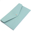 Mint green pouch designed for the candy colored makeup brush set, keeping makeup brushes organized and stylish.