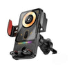 Car Mobile Wireless Charging Phone Holder securely grips smartphones with magnetic fast-charging air vent mount.