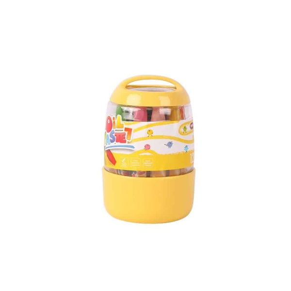 Perfect Dealz Hexagonal Oil Pastel Set – 12 Colours