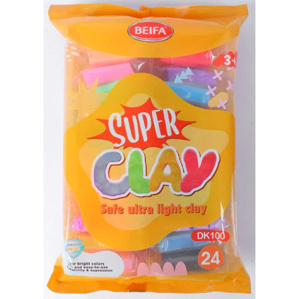 Perfect Dealz Colourful Antibacterial Modelling Clay Set – 24 Bright Colours