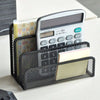 Classic Standing Desktop File & Magazine Organiser Rack with calculator and sticky notes