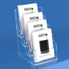 Clear Acrylic Tabletop Sign & Brochure Display Stand