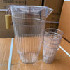 Perfect Dealz Clear Plastic Water Jug with Matching Cup Set