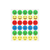 Perfect Dealz Colourful Paper Adhesive Stickers – 30 per Sheet