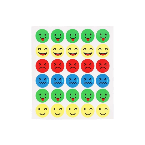 Perfect Dealz Colourful Paper Adhesive Stickers – 30 per Sheet