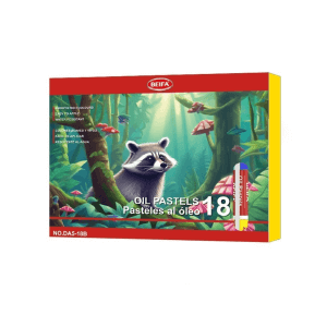 Colourful Wax Crayon Set -18 Bright Shades Compact Size with rich colors for creative art projects.