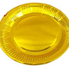 Perfect Dealz Gold Disposable Party Paper Plates Set