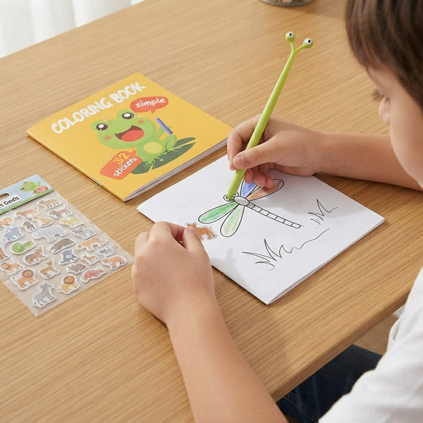 Colouring Book with Stickers