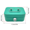 Compact Steel Cash Lock Box with Key