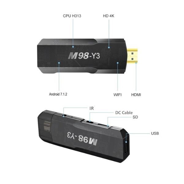 Compact Android Streaming TV Box – Smart Set‑Top Media Player