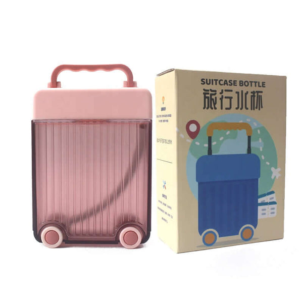 Perfect Dealz Cute Suitcase-Style BPA Water Bottle (450ml)