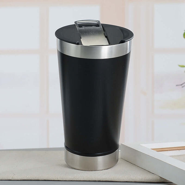 Perfect Dealz Double-Wall Stainless Steel Thermal Mug with Lid and Opener