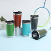 Perfect Dealz Double-Wall Stainless Steel Thermal Mug with Lid and Opener