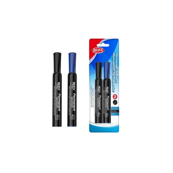 Perfect Dealz Dual-Colour Felt Tip Marker Black & Blue