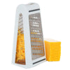 Perfect Dealz Dual-Sided Stainless Steel Cheese Grater with Storage Container
