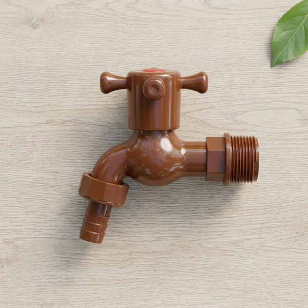Durable PVC Outdoor Garden Cross-Handle Tap