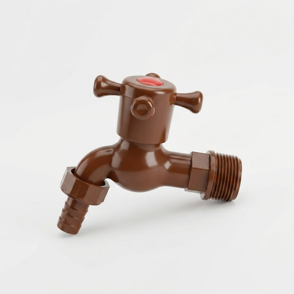 Durable PVC Outdoor Garden Cross-Handle Tap