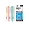 12 pcs Erasable Gel Ink Pen in pastel colors with packaging for easy erasing and writing.