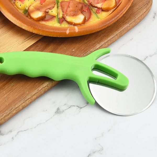 Perfect Dealz Handheld Stainless Steel Pizza Cutter Wheel